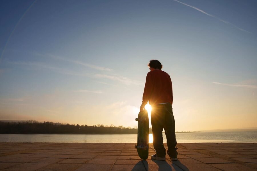 mi ex novio que andaba en patineta